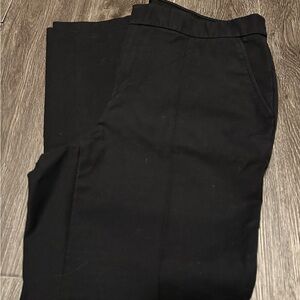 Lands' End Black Chino Bootcut Pants size 18
